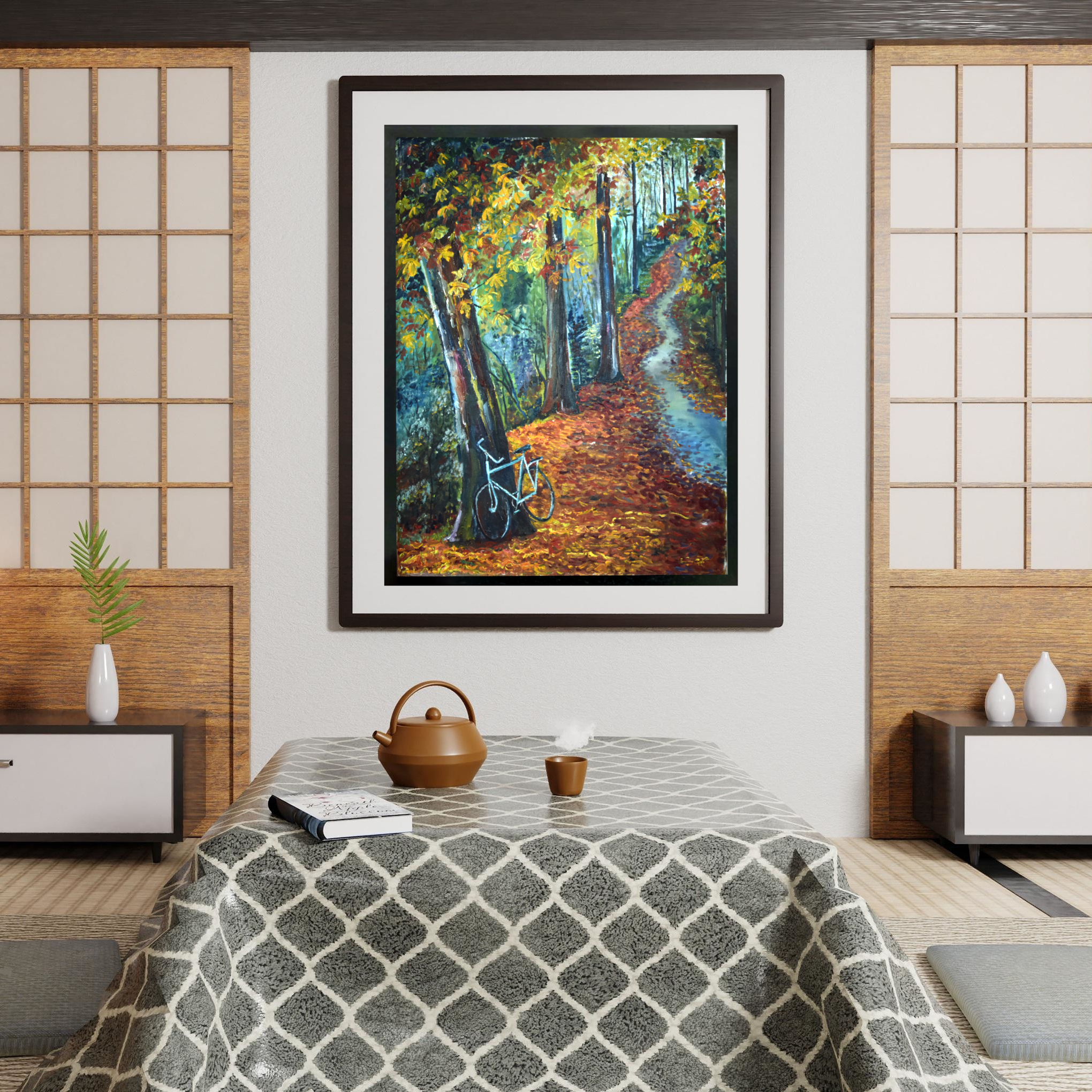 The Woods Are Lovely - Print, Limited print of the painting by Palette and Strokes